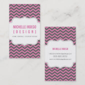 CARTE DE VISITE :: chevron3 11P (Devant / Derrière)