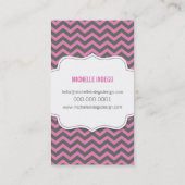 CARTE DE VISITE :: chevron3 11P (Dos)