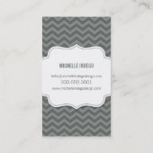 CARTE DE VISITE :: chevron3 12P (Dos)