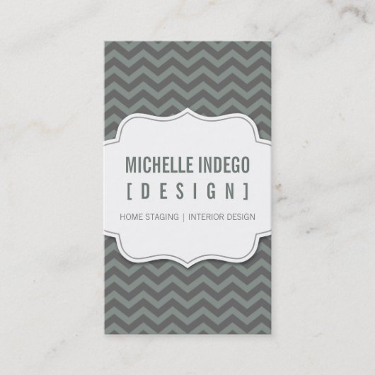 CARTE DE VISITE :: chevron3 12P (Devant)