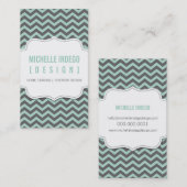 CARTE DE VISITE :: chevron3 2P (Devant / Derrière)