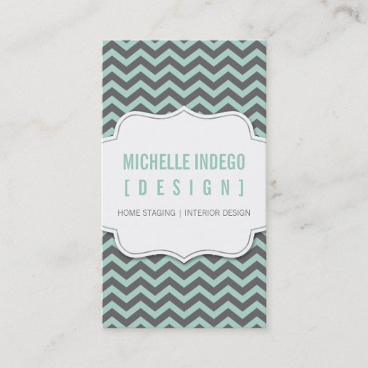 CARTE DE VISITE :: chevron3 2P (Devant)