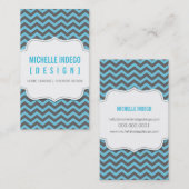 CARTE DE VISITE :: chevron3 6P (Devant / Derrière)