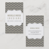 CARTE DE VISITE :: chevron3 9P (Devant / Derrière)