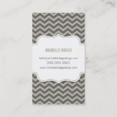 CARTE DE VISITE :: chevron3 9P (Dos)