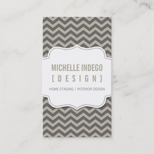 CARTE DE VISITE :: chevron3 9P (Devant)