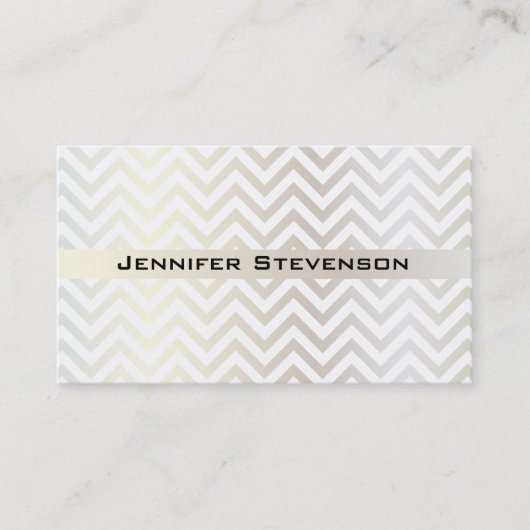 Carte De Visite Chevron (Briller) (Devant)
