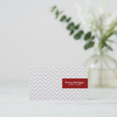 Carte De Visite Chevron chic (Debout devant)