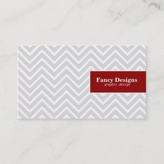Carte De Visite Chevron chic (Devant)