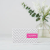 Carte De Visite Chevron chic (Debout devant)