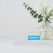 Carte De Visite Chevron chic (Debout devant)