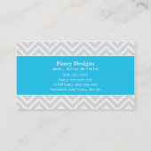 Carte De Visite Chevron chic (Dos)