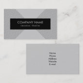 Carte De Visite Chevron moderne (Devant / Derrière)