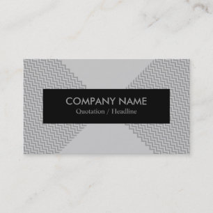 Carte De Visite Chevron moderne