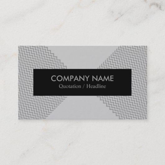 Carte De Visite Chevron moderne (Devant)