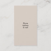 Carte De Visite Chevron Soft (Dos)