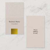 Carte De Visite Chevron Soft (Devant / Derrière)