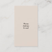 Carte De Visite Chevron Soft (Dos)