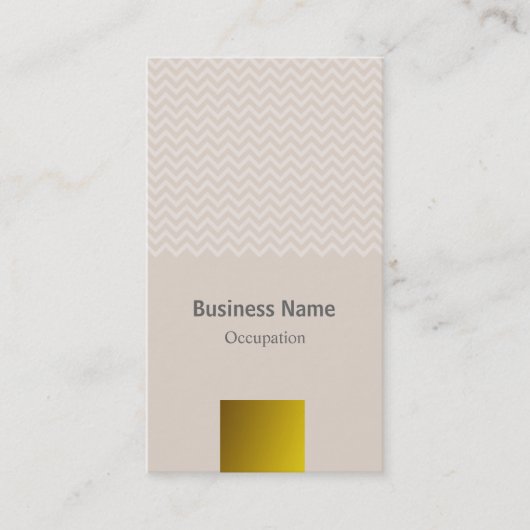 Carte De Visite Chevron Soft (Devant)