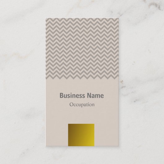 Carte De Visite Chevron Soft (Devant)