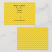 Carte De Visite Chevrons jaunes (Devant / Derrière)