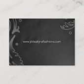 Carte de visite chic (Dos)