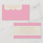 Carte De Visite Chic (Devant / Derrière)