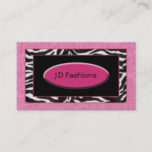 Carte de visite chic (Devant)