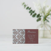 Carte de visite chic 3 de tissu de boutique (Debout devant)