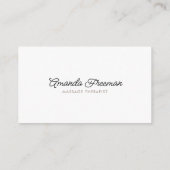 Carte De Visite Chic Boho Parties scintillant Massage (Dos)