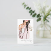Carte de visite Chic Café Beauté Mode (Debout devant)