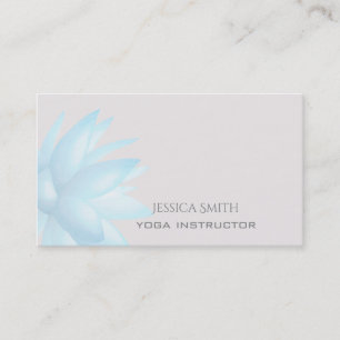 Carte De Visite Chic charmant lotus d'aquarelle élégant