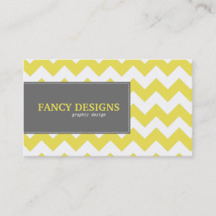 Carte De Visite Chic Chevron