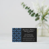 Carte de visite chic chic, Royal Blue (Debout devant)