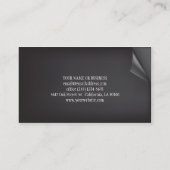 Carte de visite chic contemporain 2 dégrossi (Dos)