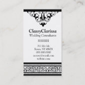 CARTE DE VISITE CHIC DE 311 CLARISSA (Dos)