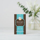 Carte de visite chic de boulangerie du petit (Debout devant)