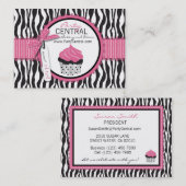 Carte de visite chic de boutique (Devant / Derrière)