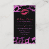 Carte de visite chic de cosmétologie (Dos)