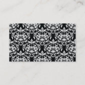 Carte de visite chic de damassé (Dos)