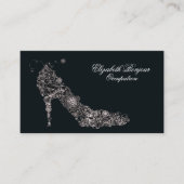 Carte de visite chic de ~ de chaussure (Devant)