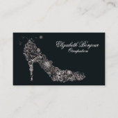 Carte de visite chic de ~ de chaussure (Devant)