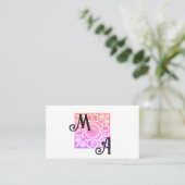 Carte De Visite Chic de décoration Renaissance (Debout devant)