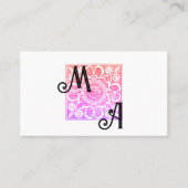 Carte De Visite Chic de décoration Renaissance (Devant)