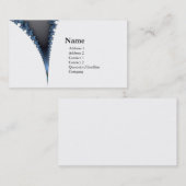 carte de visite chic de fractale de geek (Devant / Derrière)