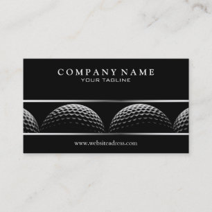 Carte de visite chic de golf