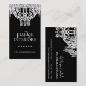 CARTE DE VISITE CHIC DE LUSTRE (Devant / Derrière)