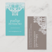 CARTE DE VISITE CHIC DE LUSTRE (Devant / Derrière)