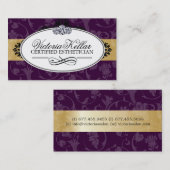 Carte de visite chic de salon (Devant / Derrière)