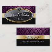 Carte de visite chic de salon (Devant / Derrière)